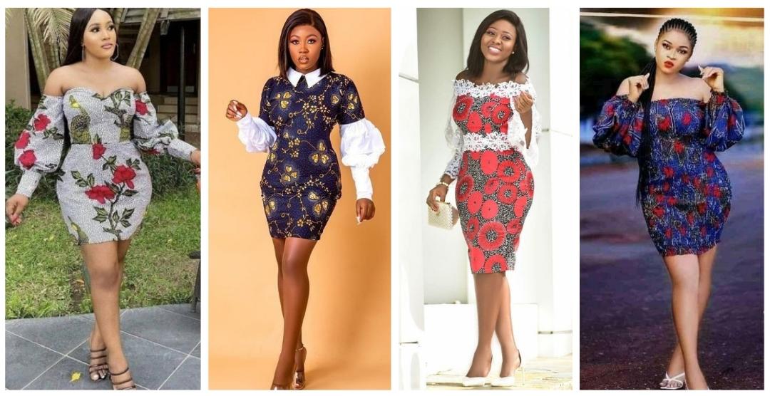 Short pencil Ankara gown styles for Stylish and elegant look