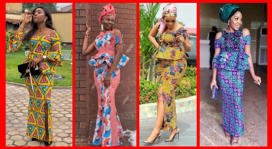 Superb styles of ankara skirt and blouse for church and traditional marriage