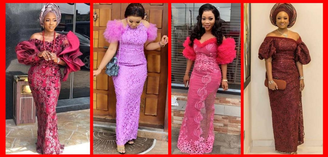 Gorgeous lace dress styles for owambe parties
