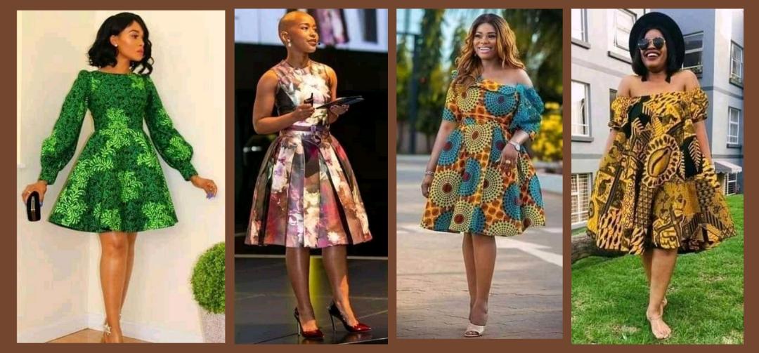 African Ankara gown dress styles for Stylish African ladies