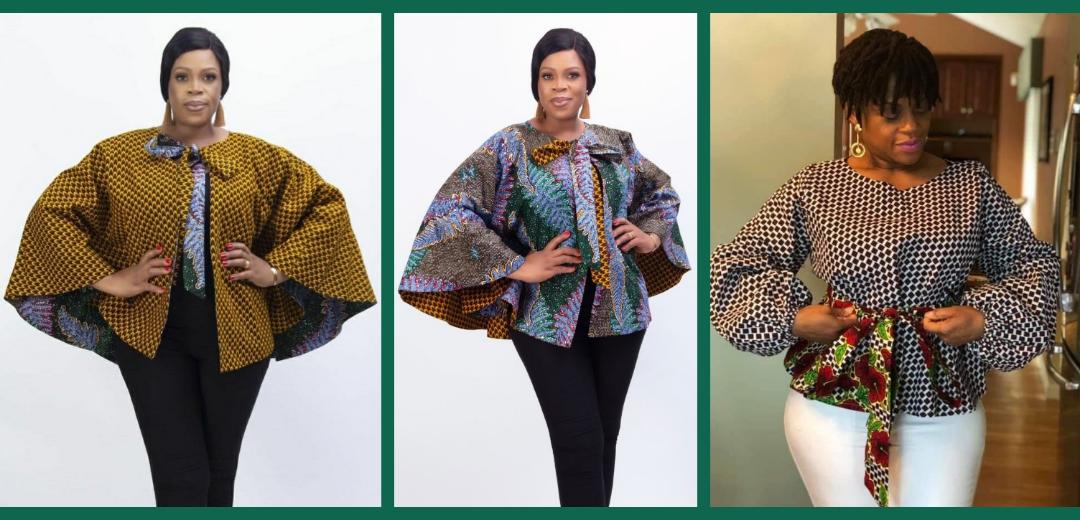 Classy Ankara blouse styles you need to sew for rocking pencil trousers