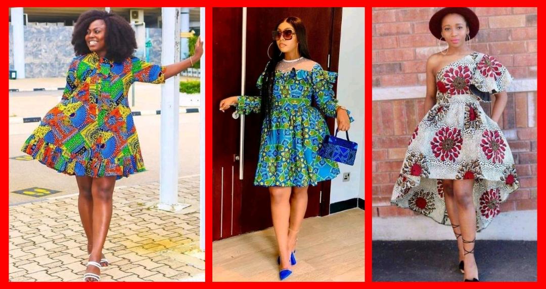 Classy Ankara short gown styles to sew for a stunning look