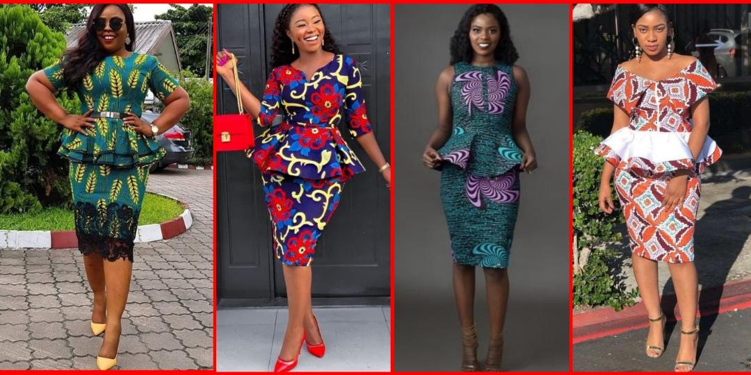 Descent and stylish Ankara short skirt and blouse styles you can sew for church