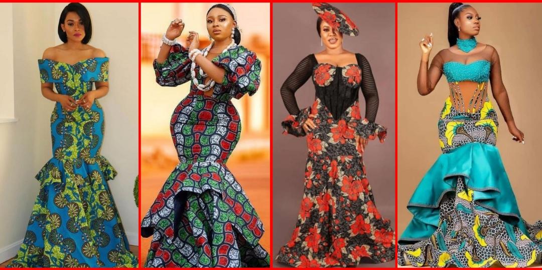 Fascinating Ankara long gown styles for stylish ladies