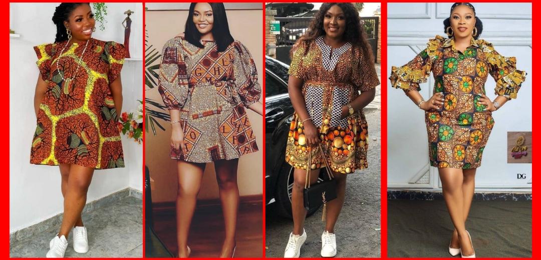 2022 most popular Ankara short gown styles for stylish African ladies