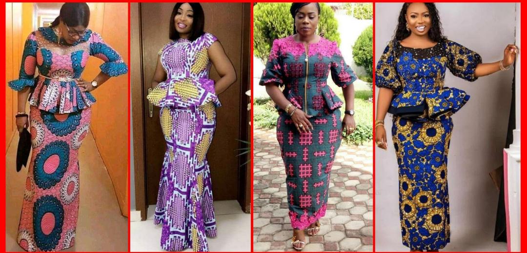 Check out these amazing Ankara skirt and blouse styles you can sew with your beautiful Ankara fabrics