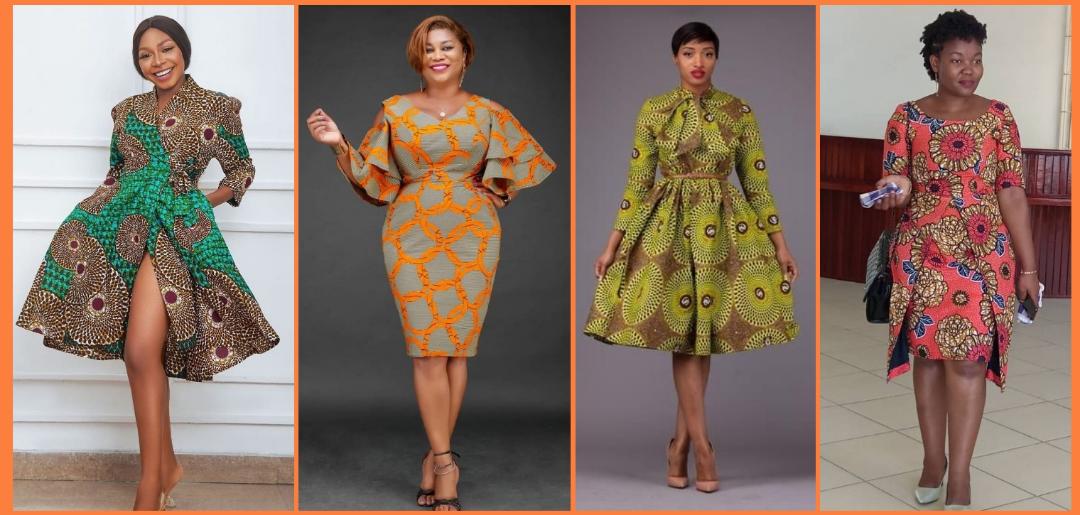 Beautiful Ankara short gown styles you can sew with your Ankara fabric to look amazing