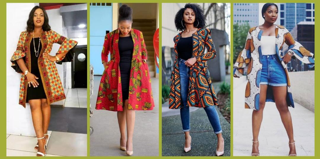 Classy Ankara blazers you can pair with skirt or trouser for a smart look