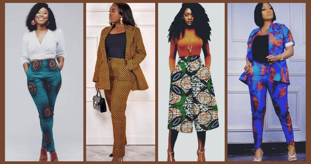 Best ways to style Ankara pant (trouser) and slay it like a fashionista