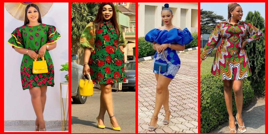 Gorgeous Ankara short gown styles you should consider as a fashionista
