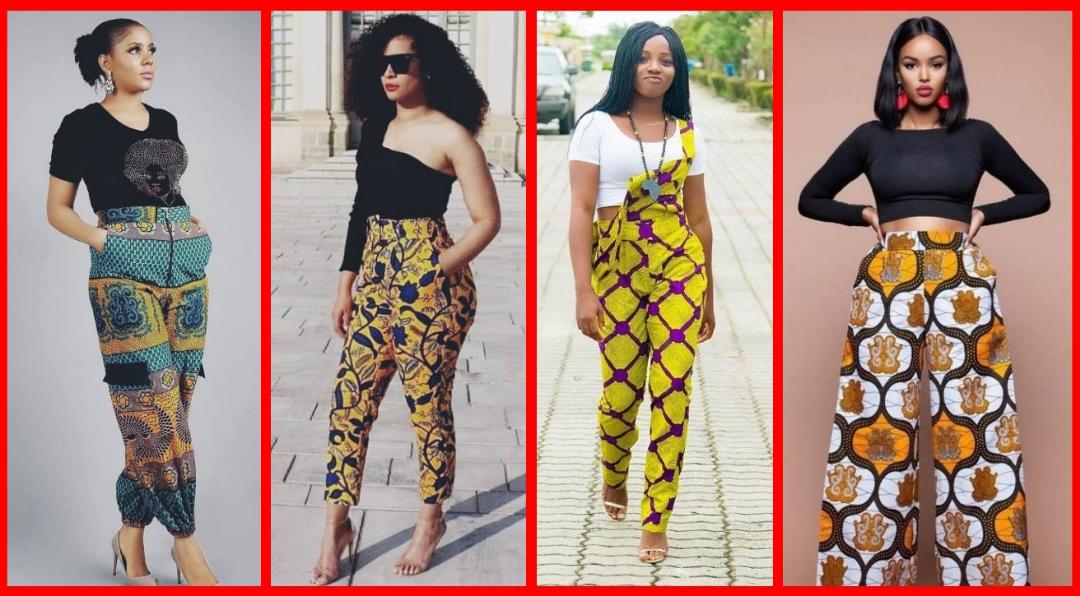 To look smart and gorgeous this festive season, here are some Ankara pant styles you need