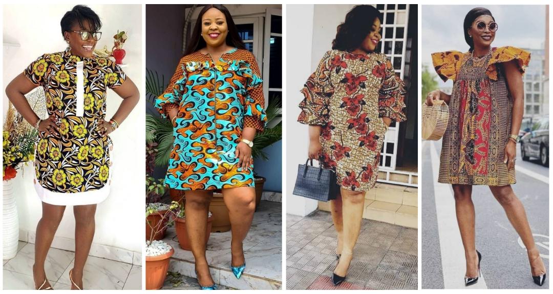 Stylish Ankara short gown styles for wedding and parties