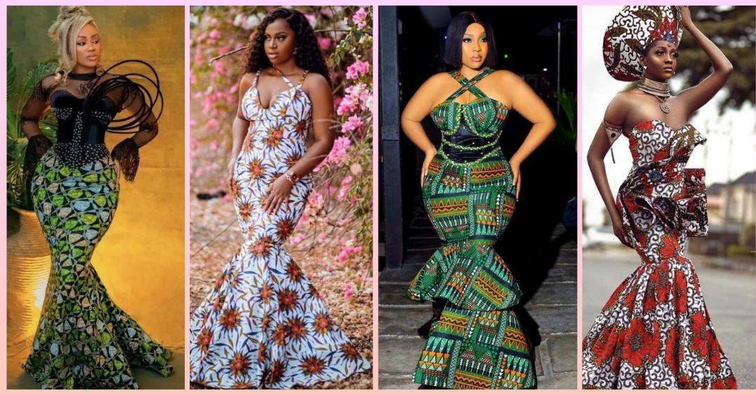 Dazzling Ankara marmaid gown styles you need to see