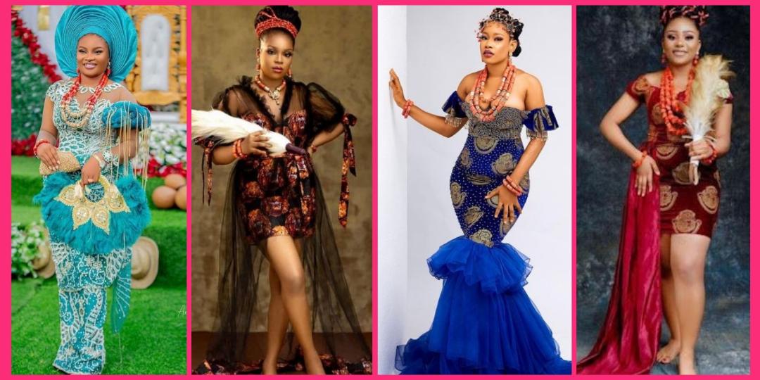 Gorgeous Igbo bridal outfits for traditional marriage