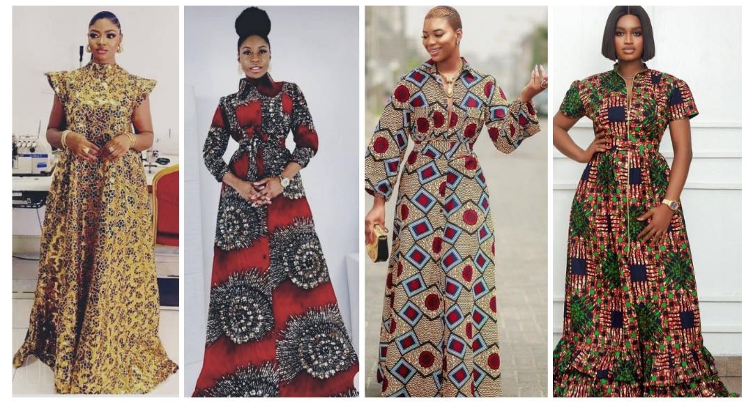 Beautiful Ankara long gown styles that any married stylish lady need to add to her closet