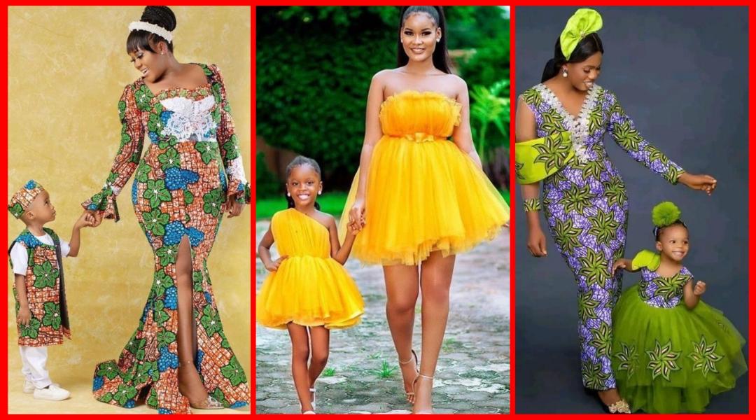 2023 trending and stylish outfit styles for mother and child