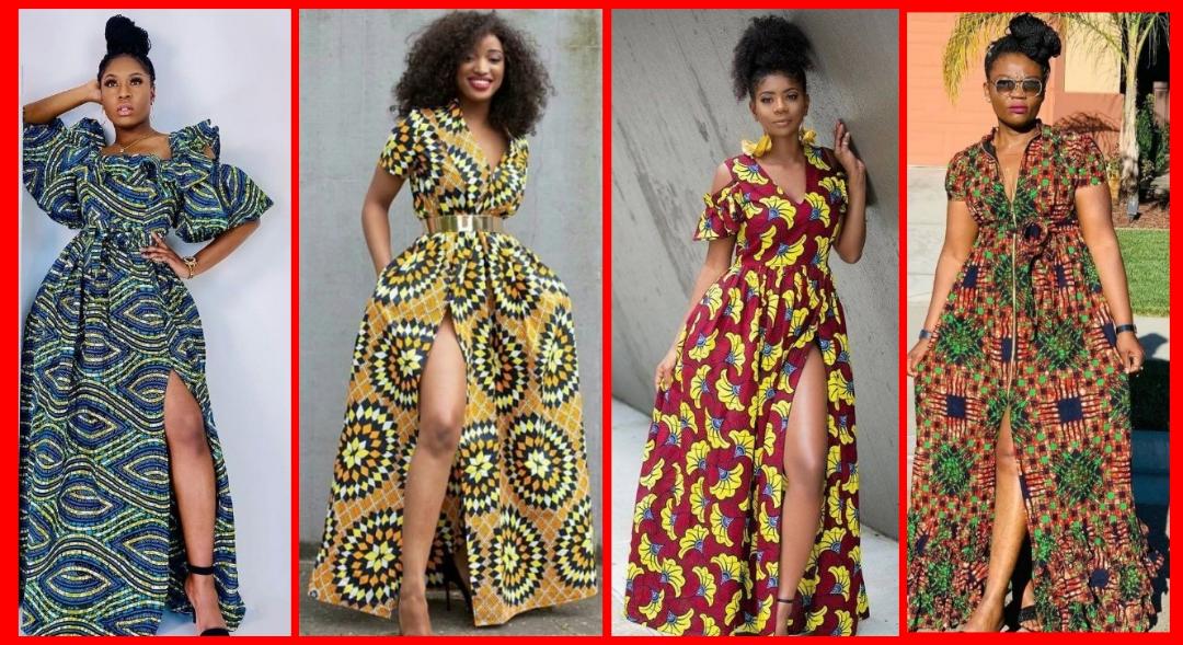 Styles of maxi gown you need to see and can replicate with your favourite Ankara fabrics