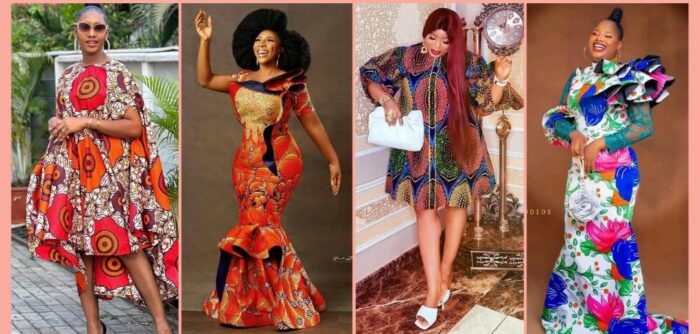 Ankara long and short gown dress styles for stylish ladies