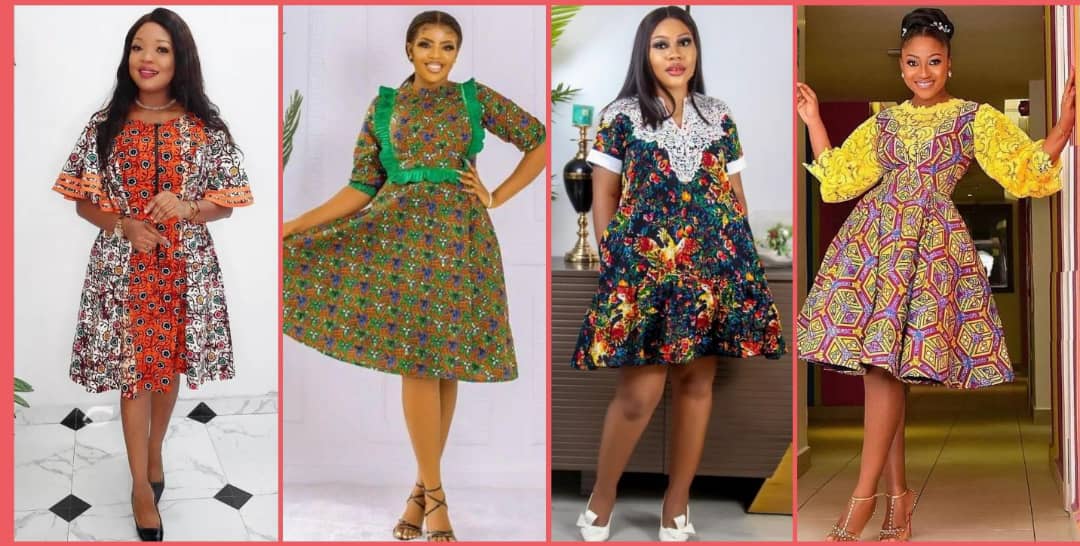 40 Fascinating Ankara short gown dress styles for a stylish and beautiful look