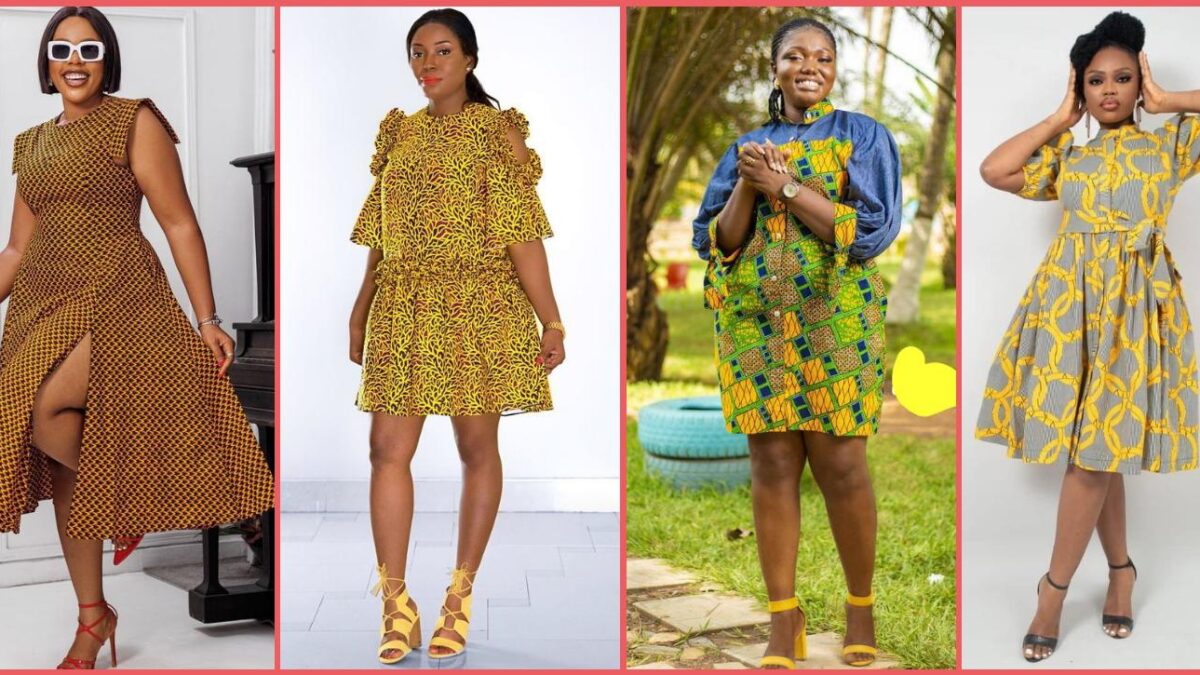 Uniquely Ankara: Short Gown Styles That Make a Statement